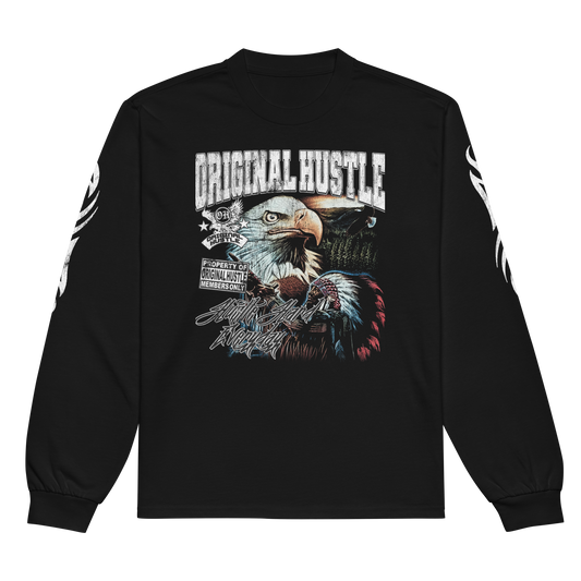 A Premium heavyweight long sleeve shirt